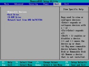 bios boot
