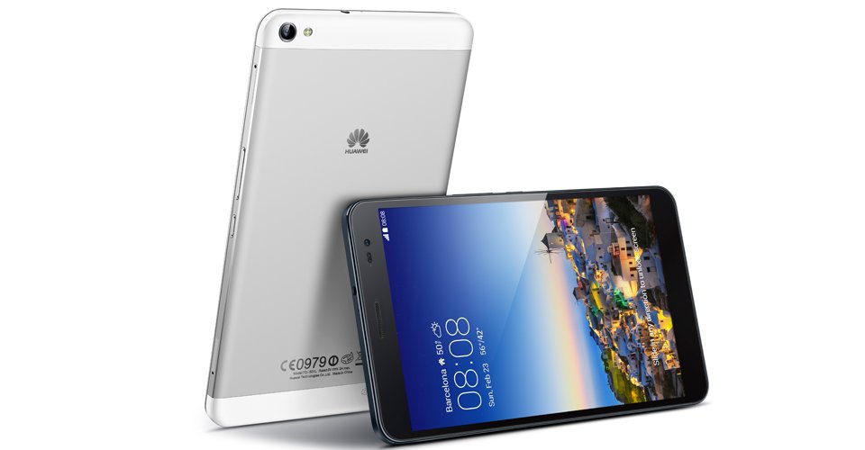 Huawei Mediapad X1 versione nera e bianca